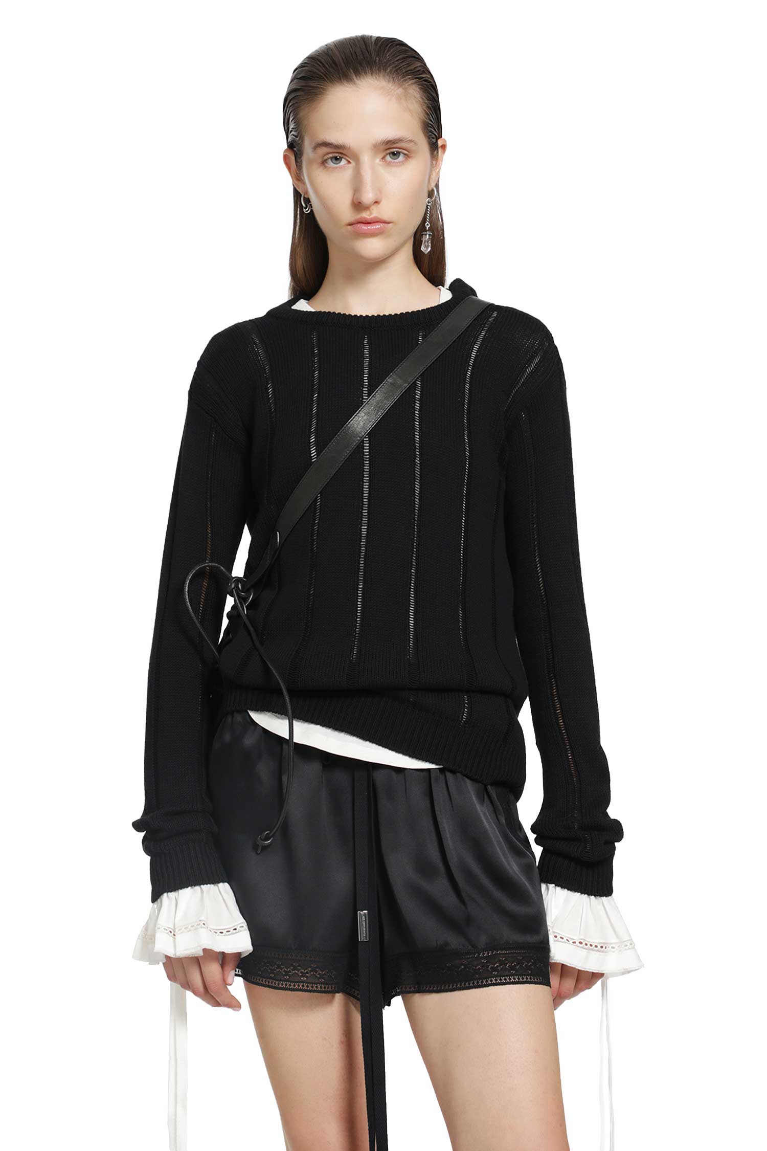 Ann Demeulemeester Nese Open Back Sweater