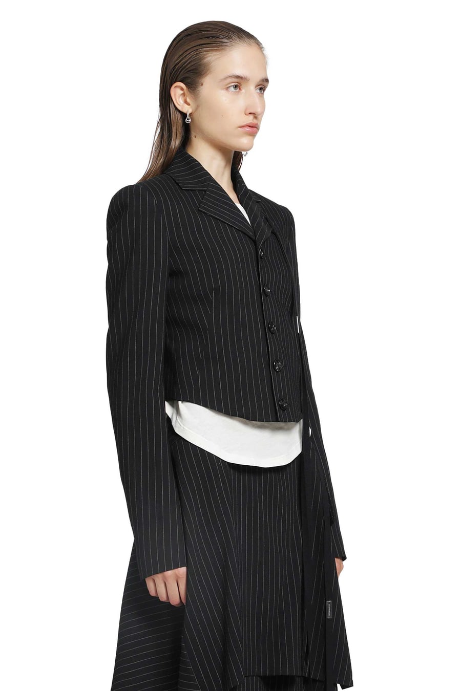 Ann Demeulemeester Manda Cropped Blazer, view 2