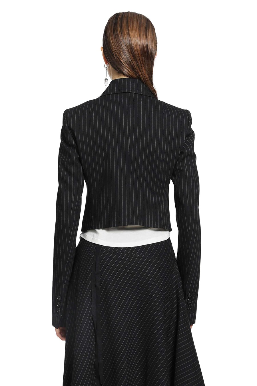 Ann Demeulemeester Manda Cropped Blazer, view 3