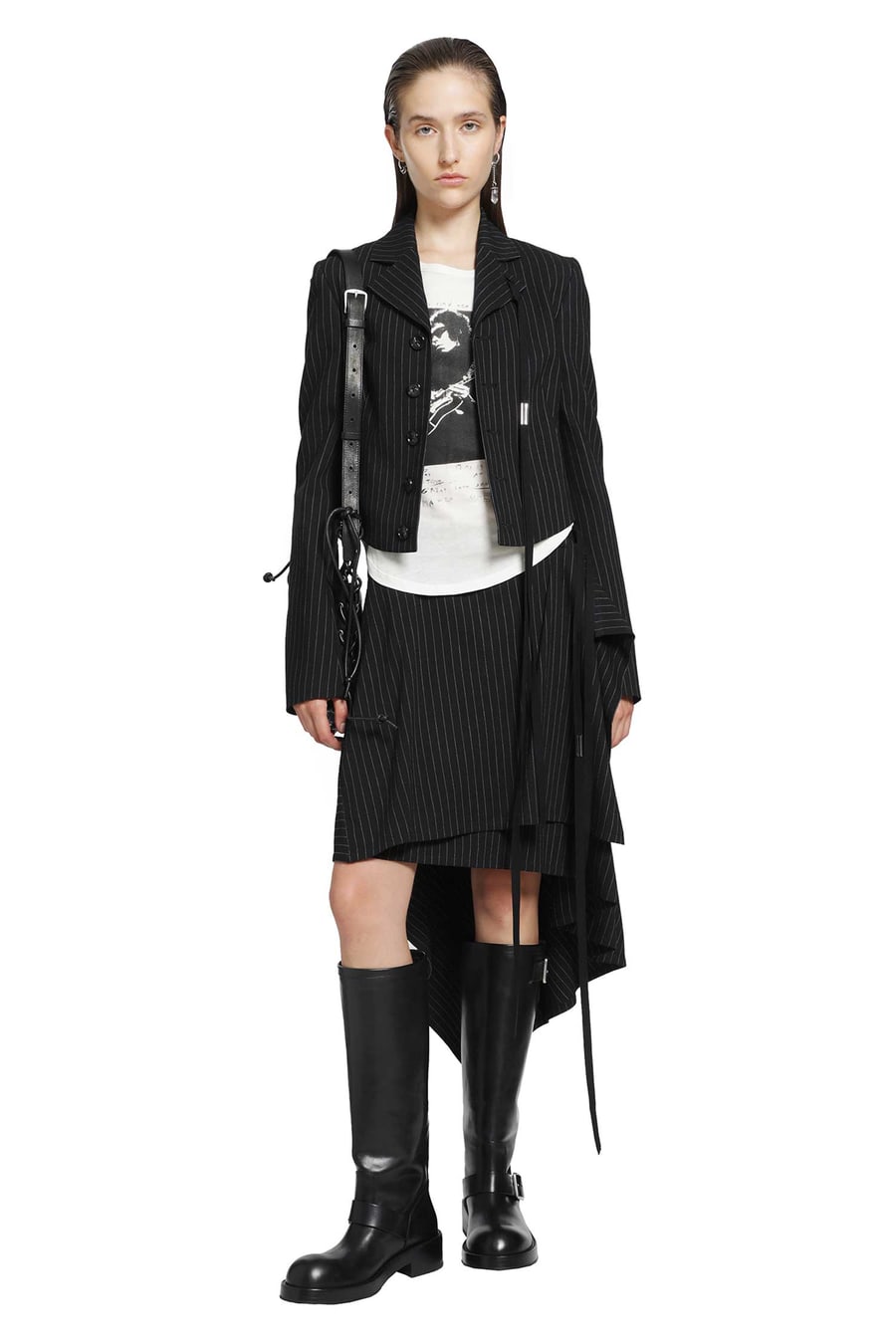 Ann Demeulemeester Manda Cropped Blazer, view 5