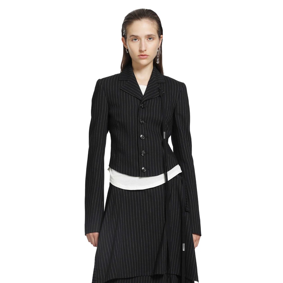 Ann Demeulemeester Manda Cropped Blazer, view 6