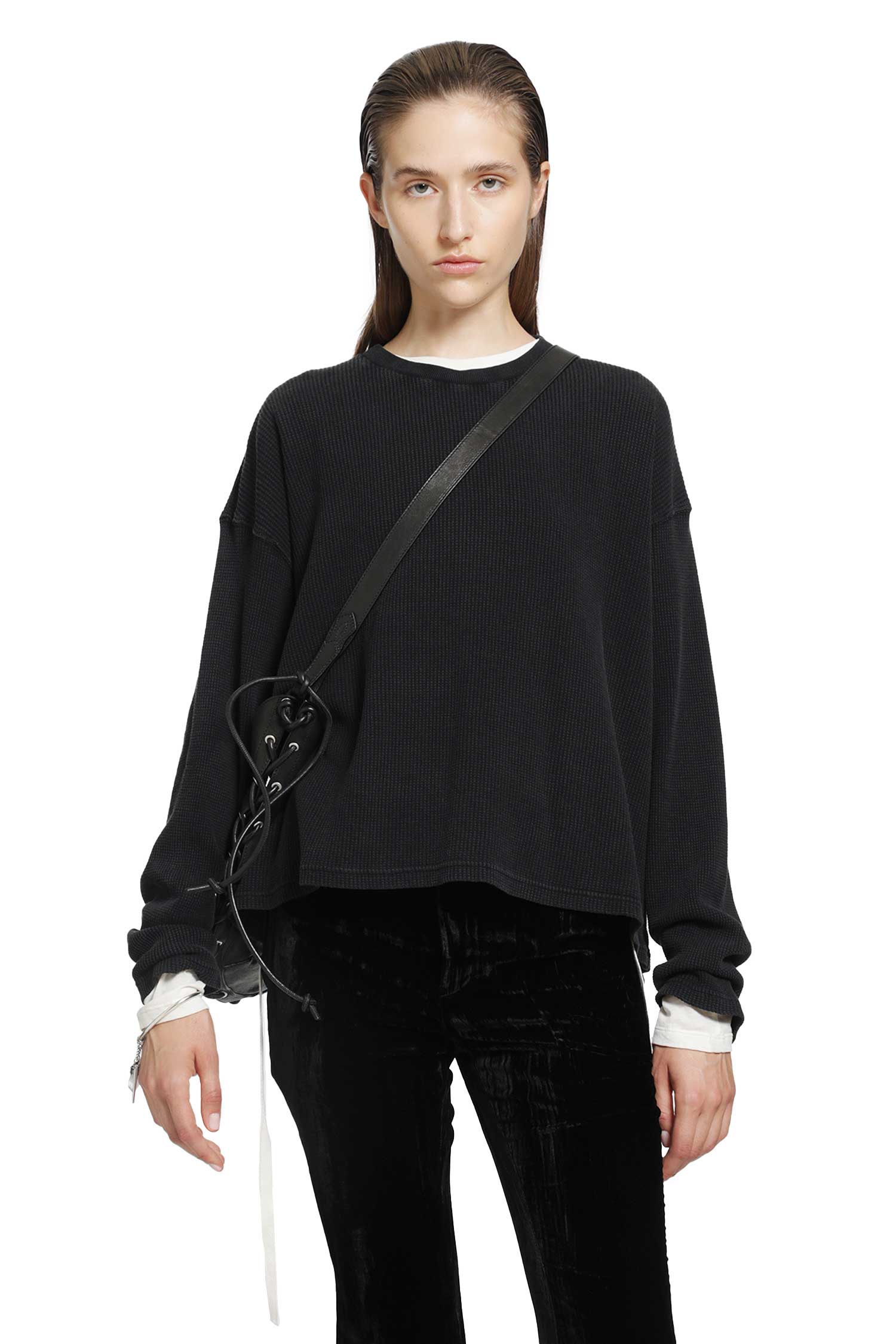 Ann Demeulemeester Nikita Printed Long Sleeve T-shirt