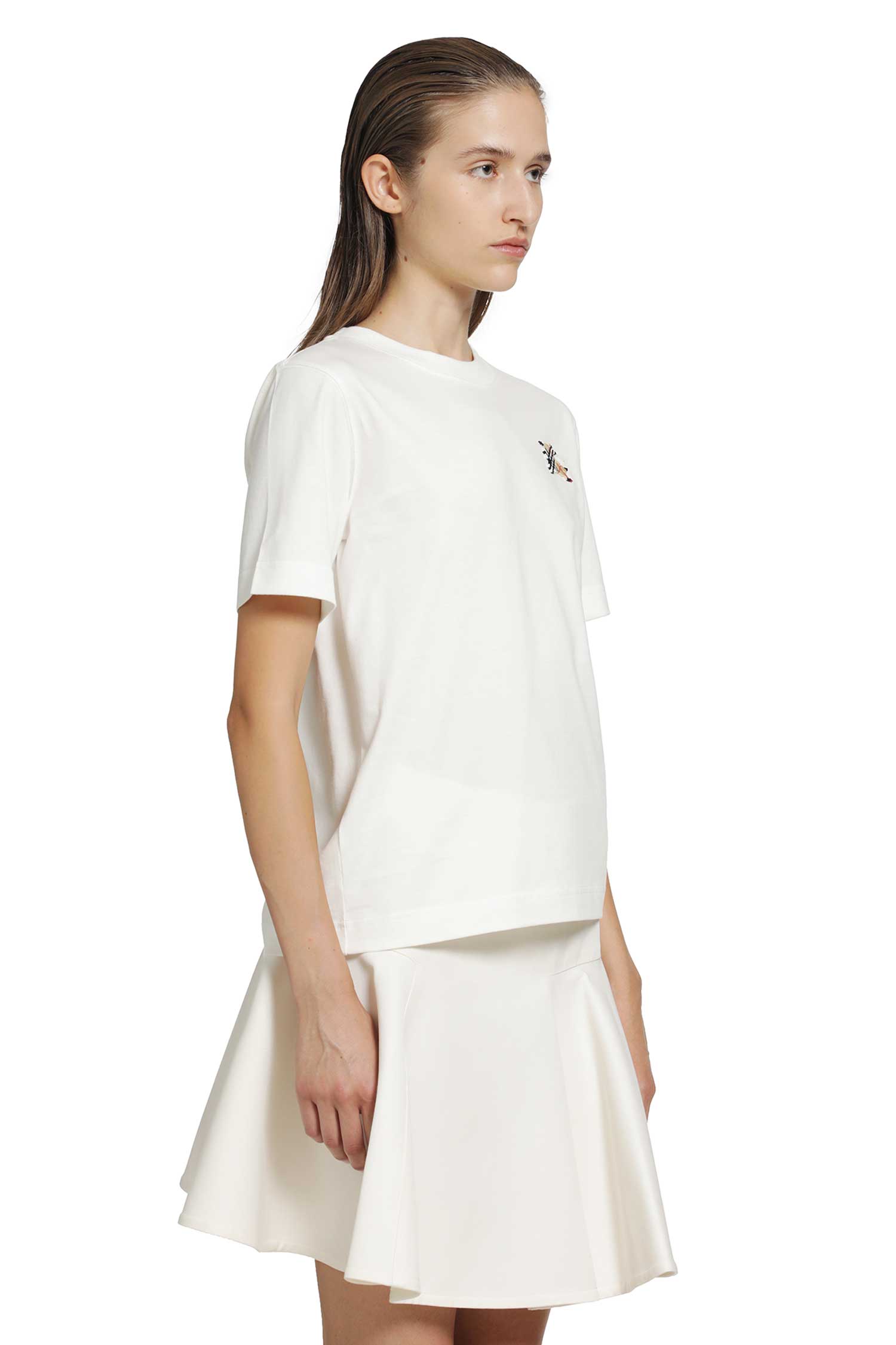 Burberry Knight Check Cotton T-Shirt, view 2