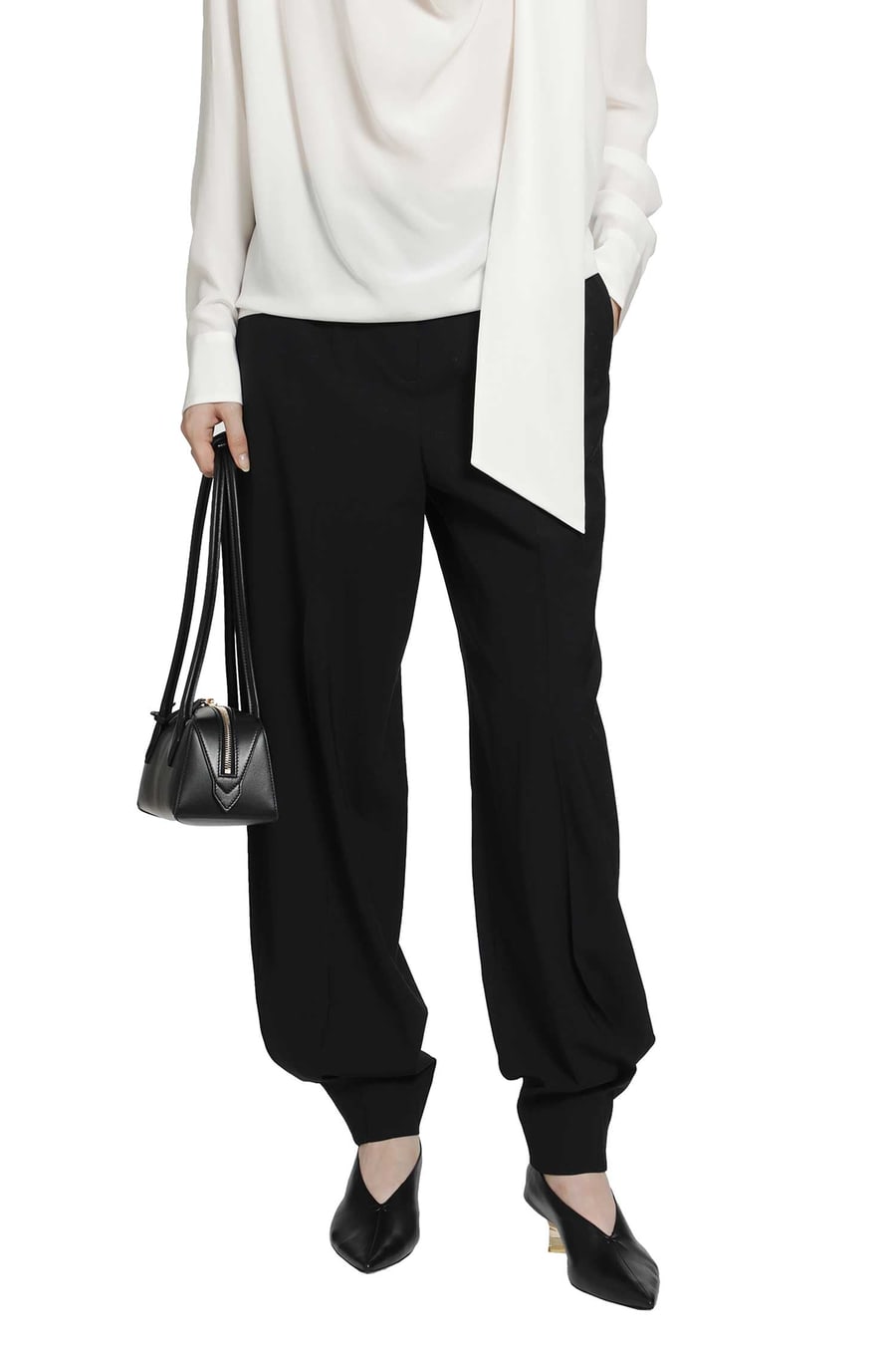RETORI Stretch Wool Barrel Pants