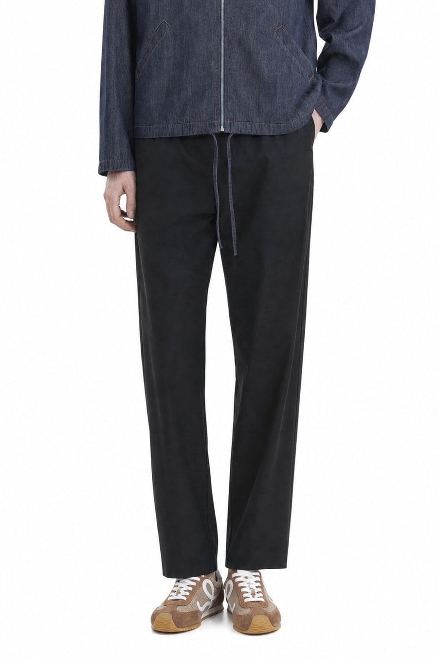 Loewe Drawstring Trousers in Wool, view 5