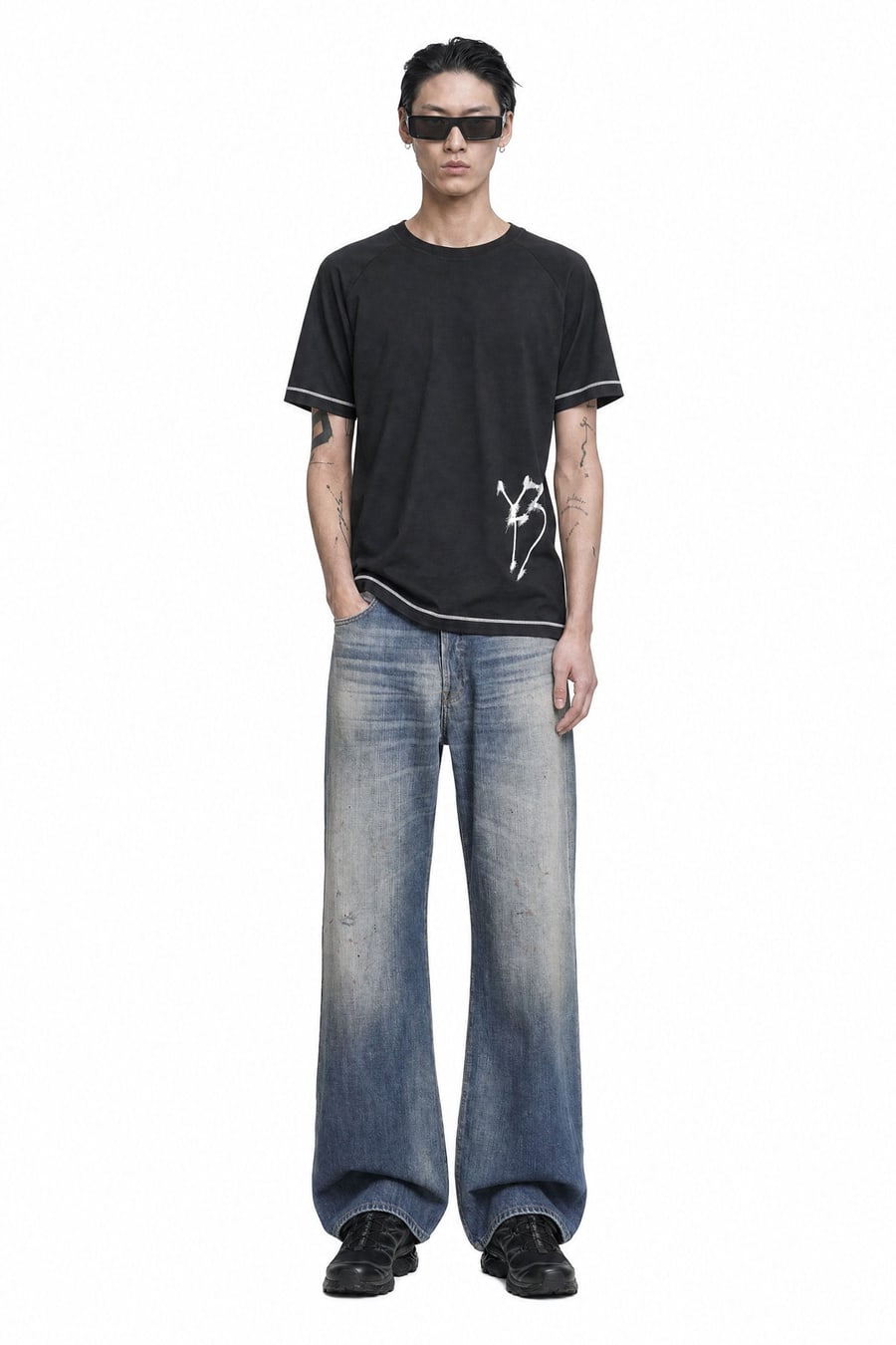 Y-3 Chito Graphic Running T-Shirt, view 5