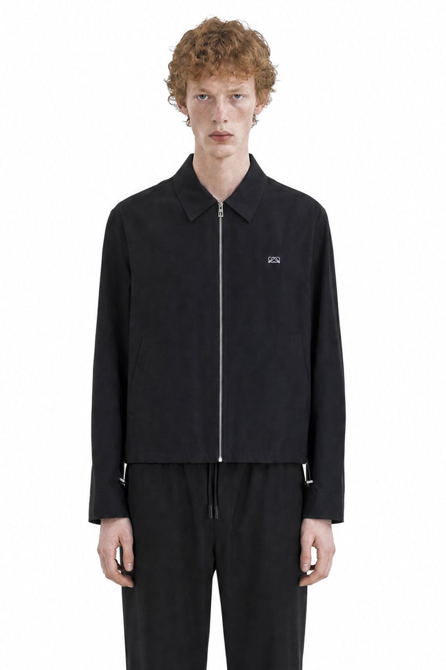 Loewe Zip-Up Jacket in Technical Cotton, view 2