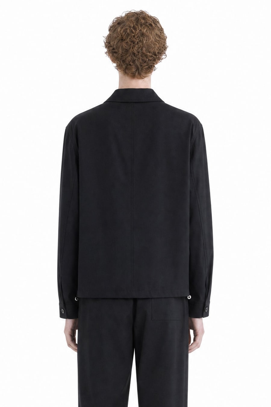 Loewe Zip-Up Jacket in Technical Cotton, view 4