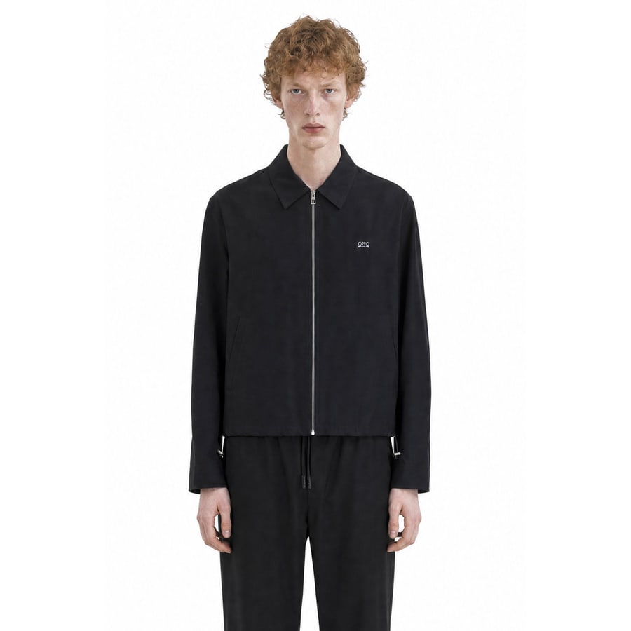 Loewe Zip-Up Jacket in Technical Cotton, view 6