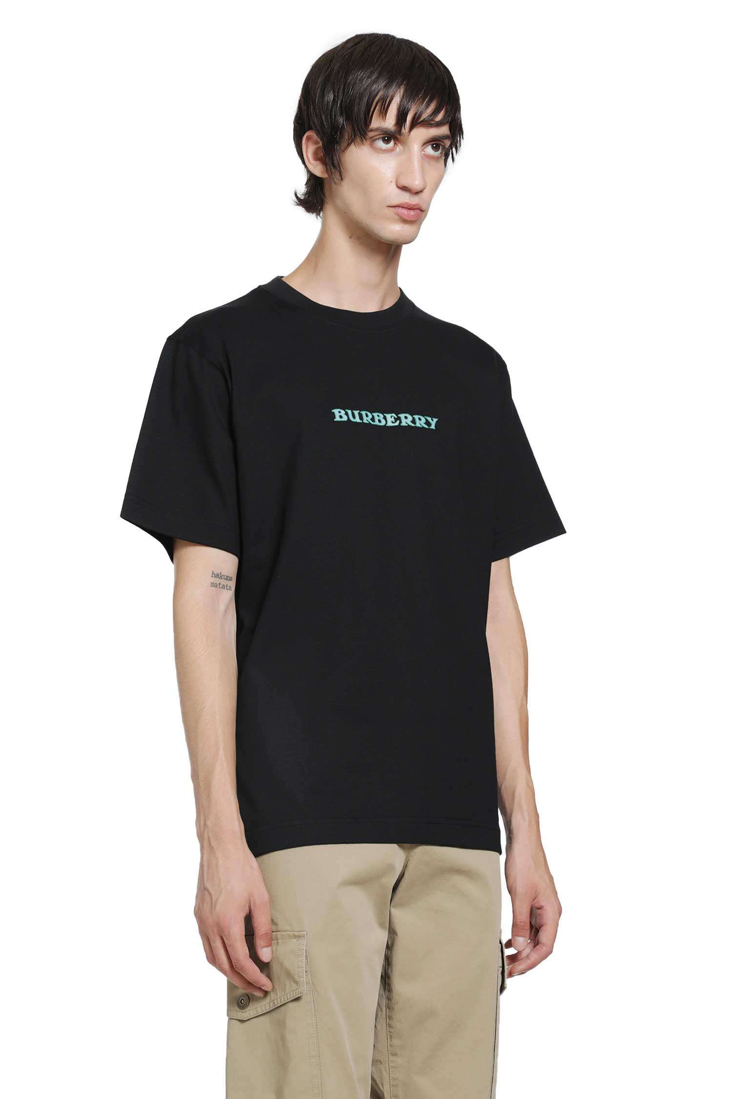 Burberry Heritage Logo Cotton T-Shirt, view 2