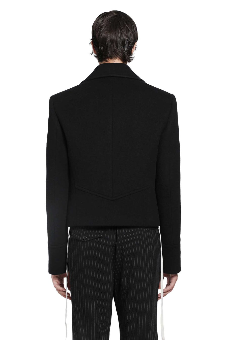 Ann Demeulemeester Dalmar Double-Breasted Short Caban, view 4