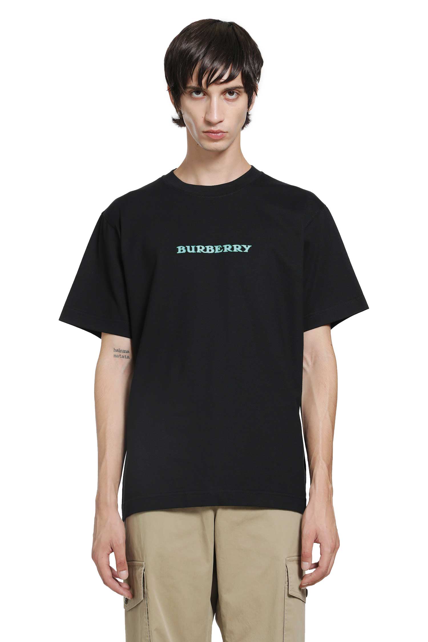 Burberry Heritage Logo Cotton T-Shirt