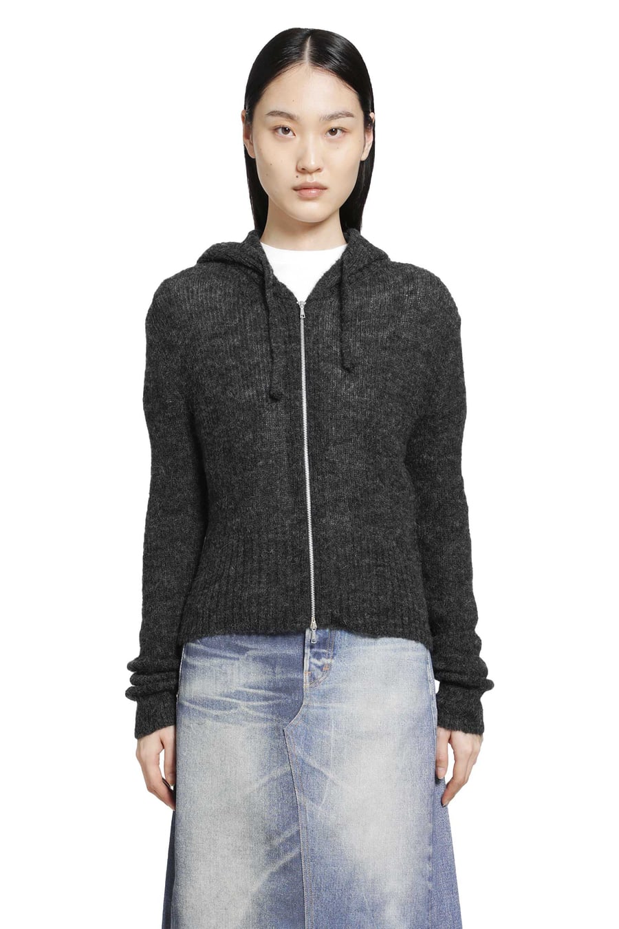 Our Legacy Compact Hood Zip-Up Sweater, view 2