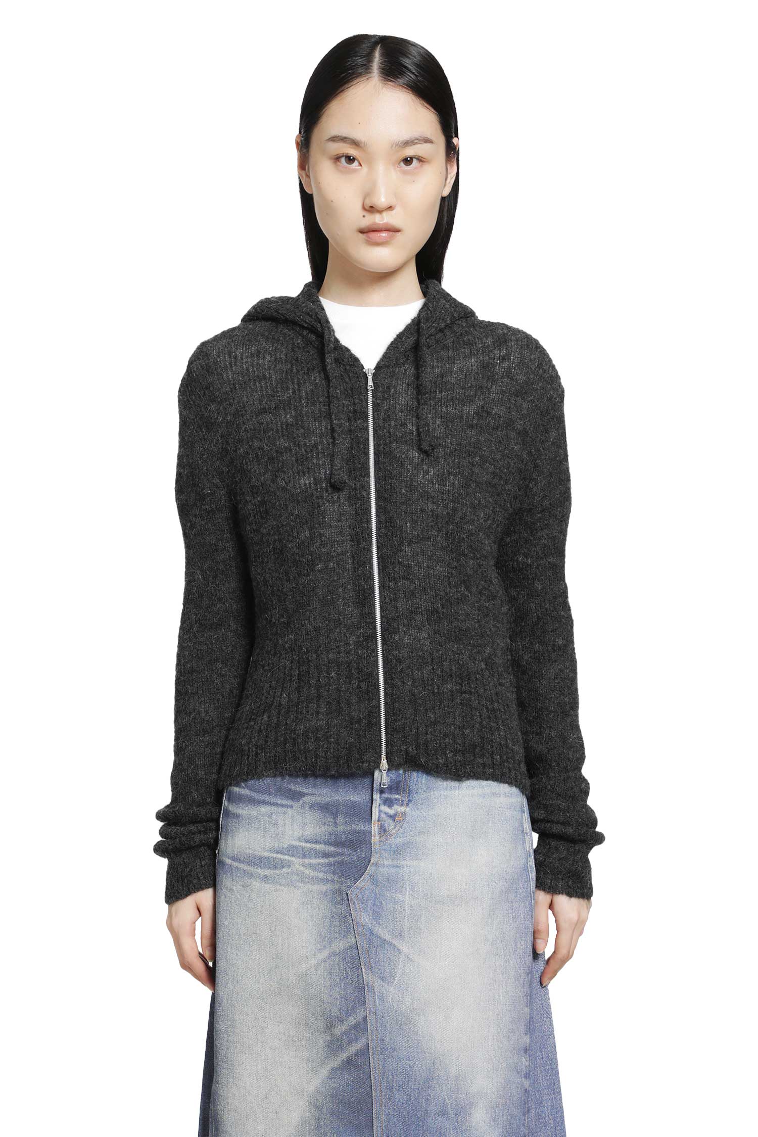 Our Legacy Compact Hood Zip-Up Sweater, view 2