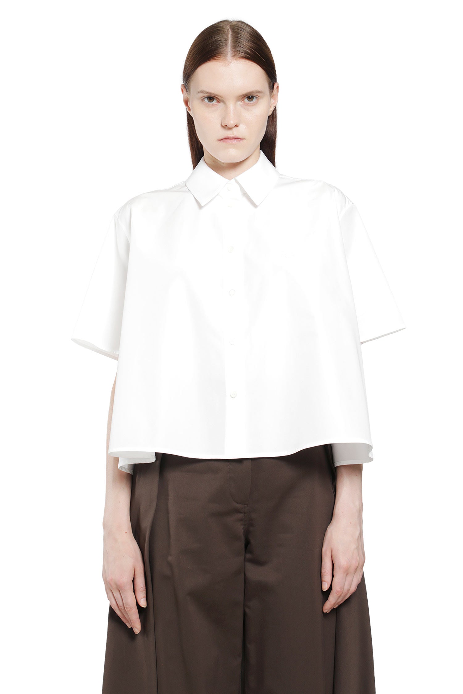 Loewe Short Sleeve Trapeze Shirt in Cotton, view 2