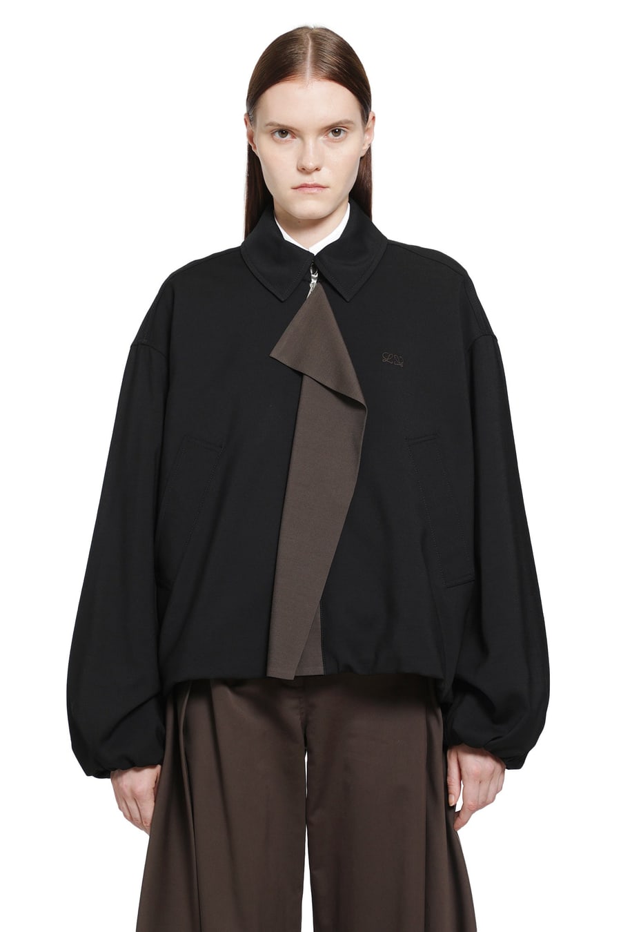 Loewe Viscose Wool Harrington Jacket, view 2