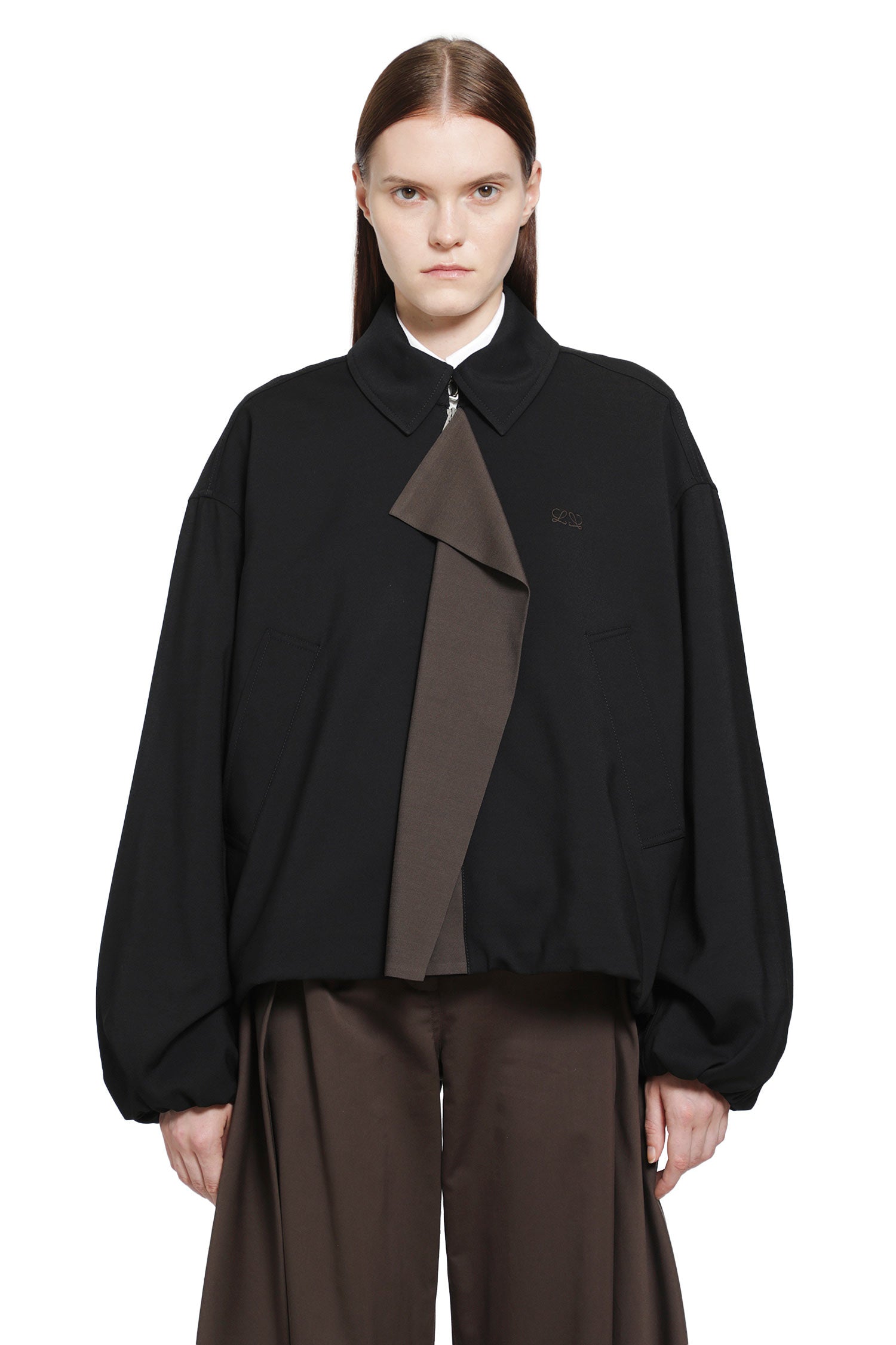 Loewe Viscose Wool Harrington Jacket, view 2