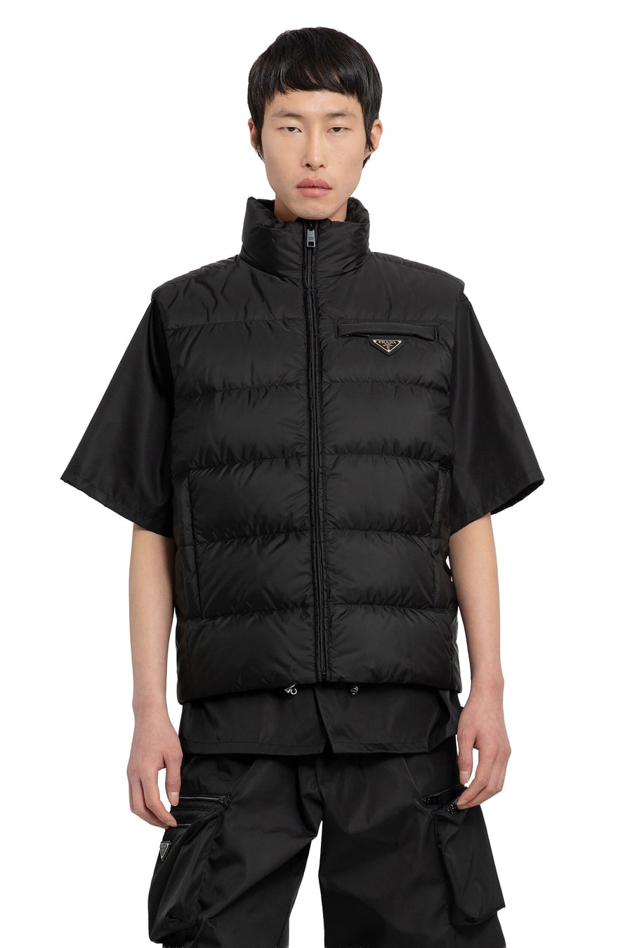 Prada Padded Re-Nylon Vest, view 2