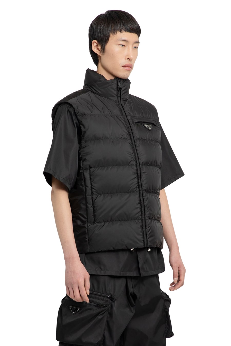 Prada Padded Re-Nylon Vest, view 3