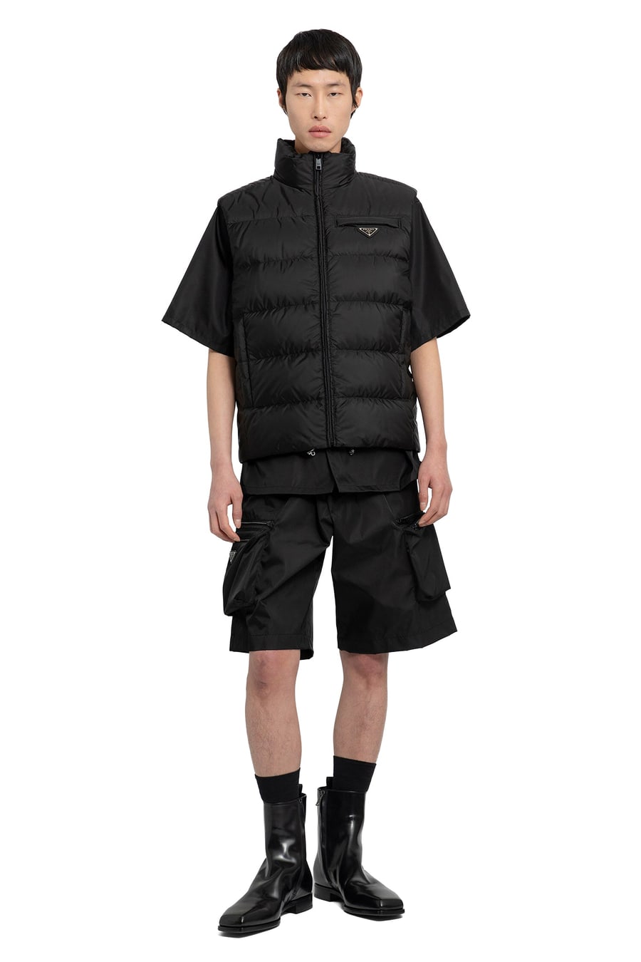 Prada Padded Re-Nylon Vest, view 5