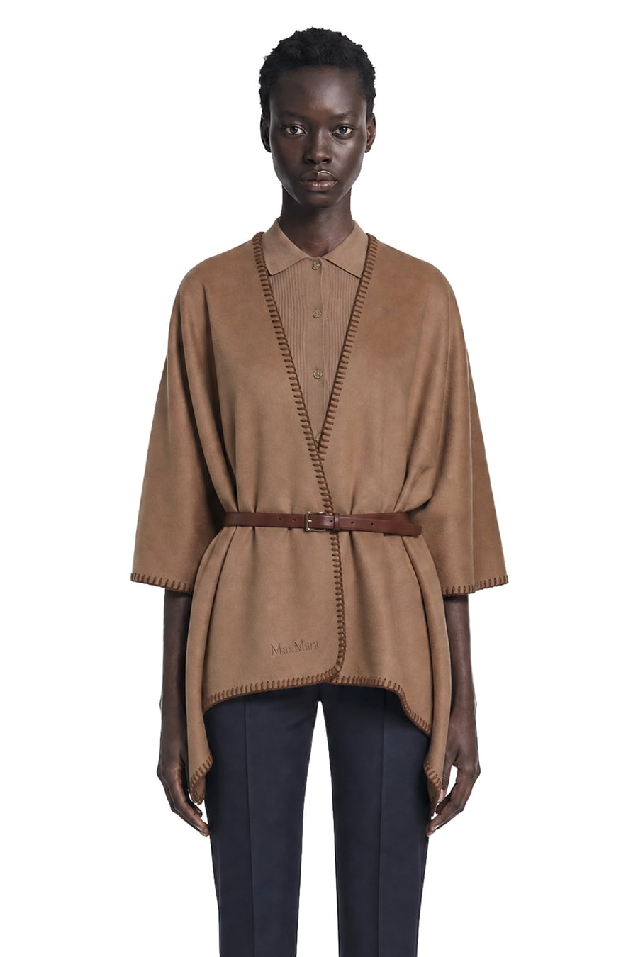 Max Mara Double Wool Broadcloth Cloak