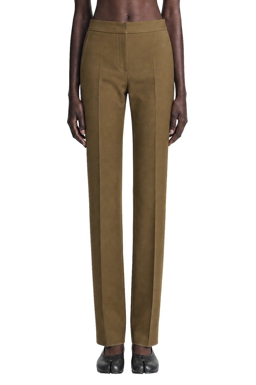 Max Mara Stretch Cotton Trousers, view 2