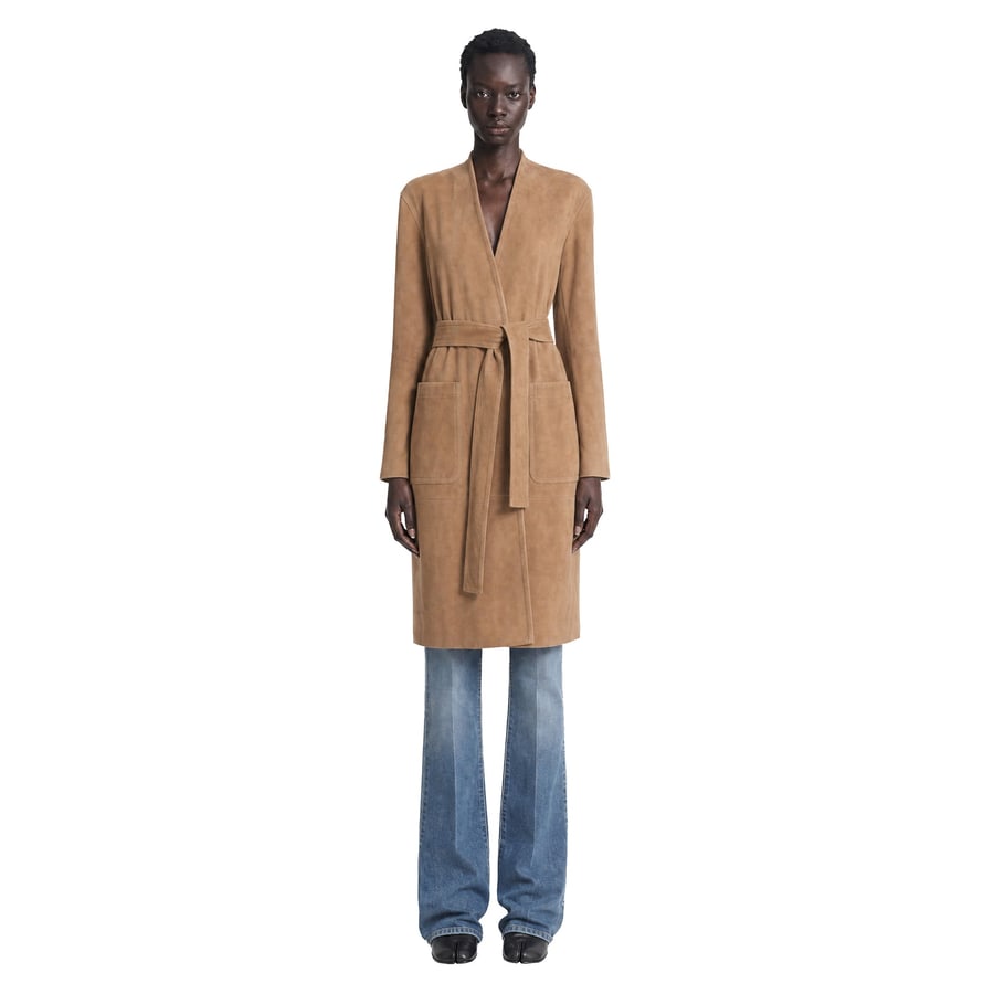 Max Mara Suede Duster Coat, view 5