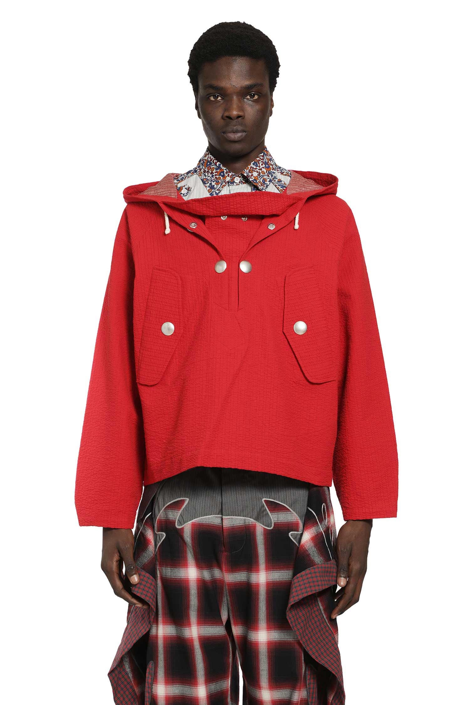 CRAIG GREEN Embroidered Linestitch Cagoule