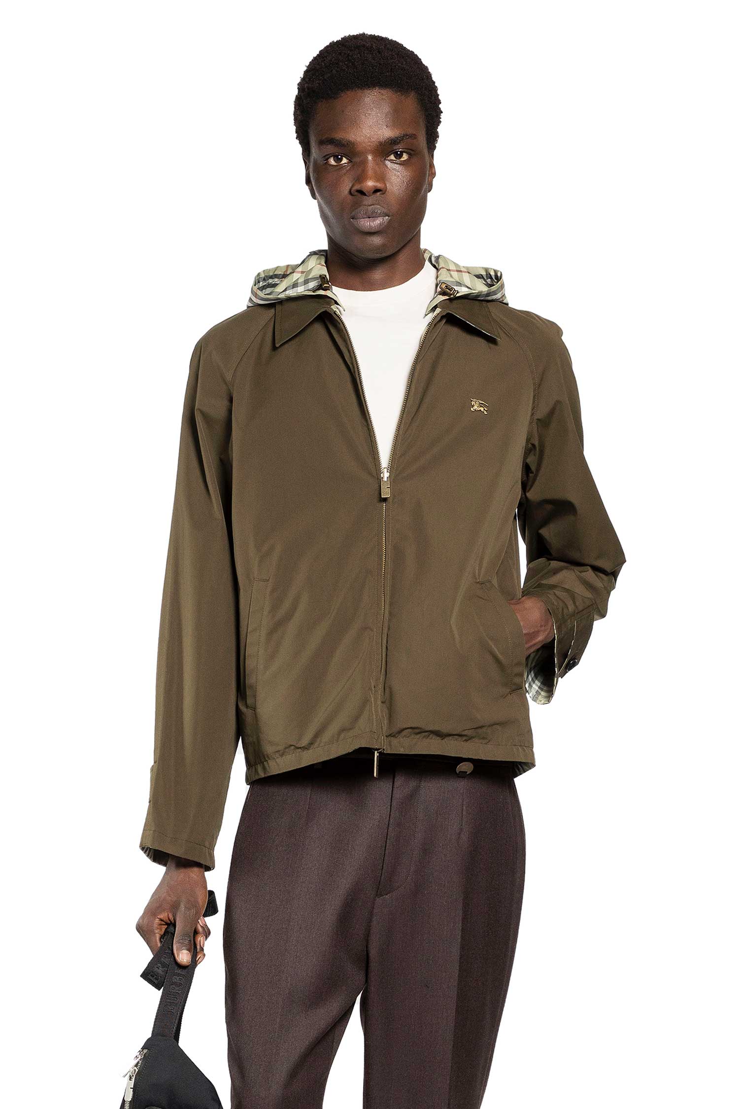 Burberry Reversible Check Cotton Jacket