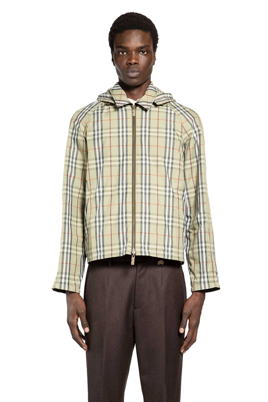 Burberry Reversible Check Cotton Jacket, view 6