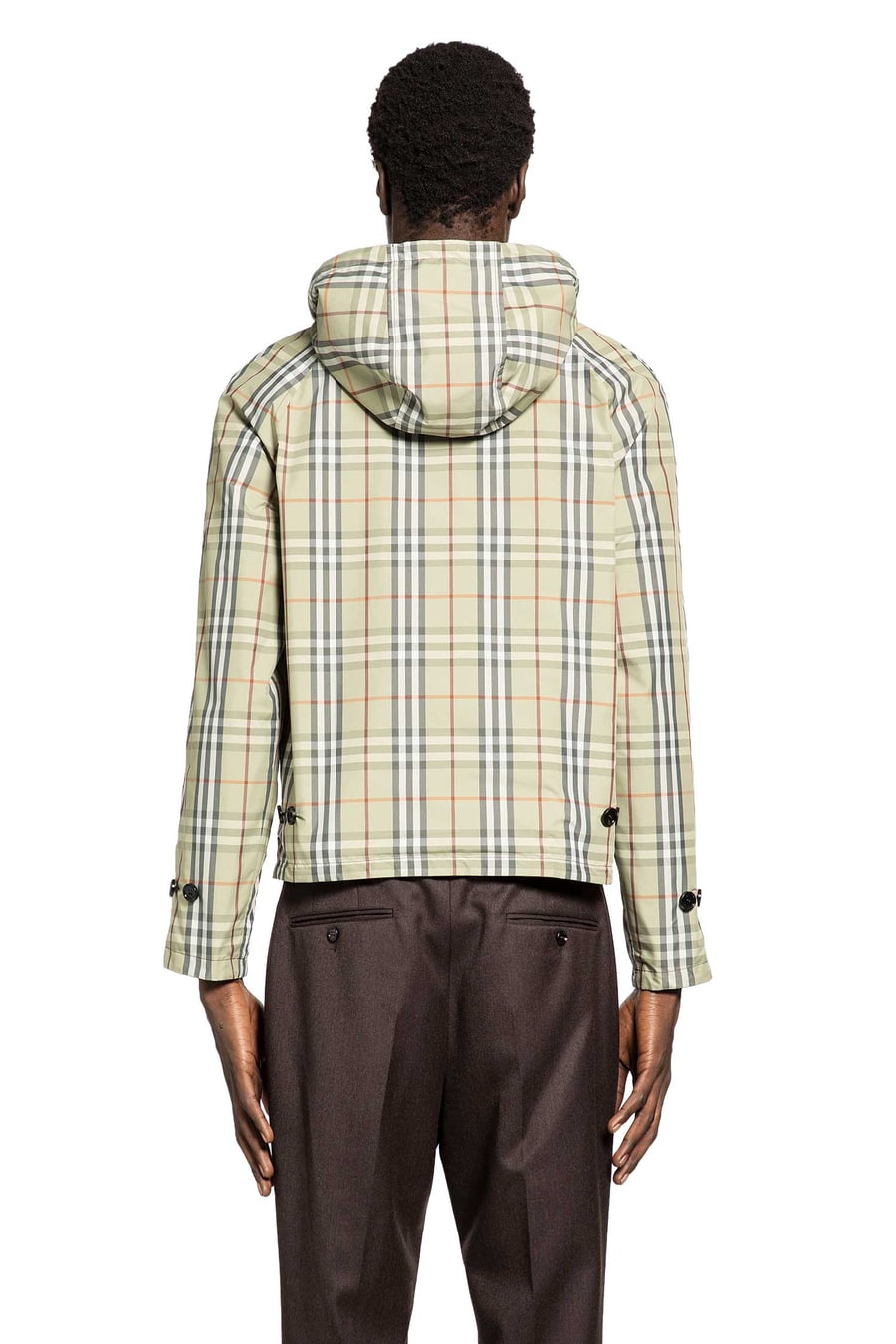 Burberry Reversible Check Cotton Jacket, view 7