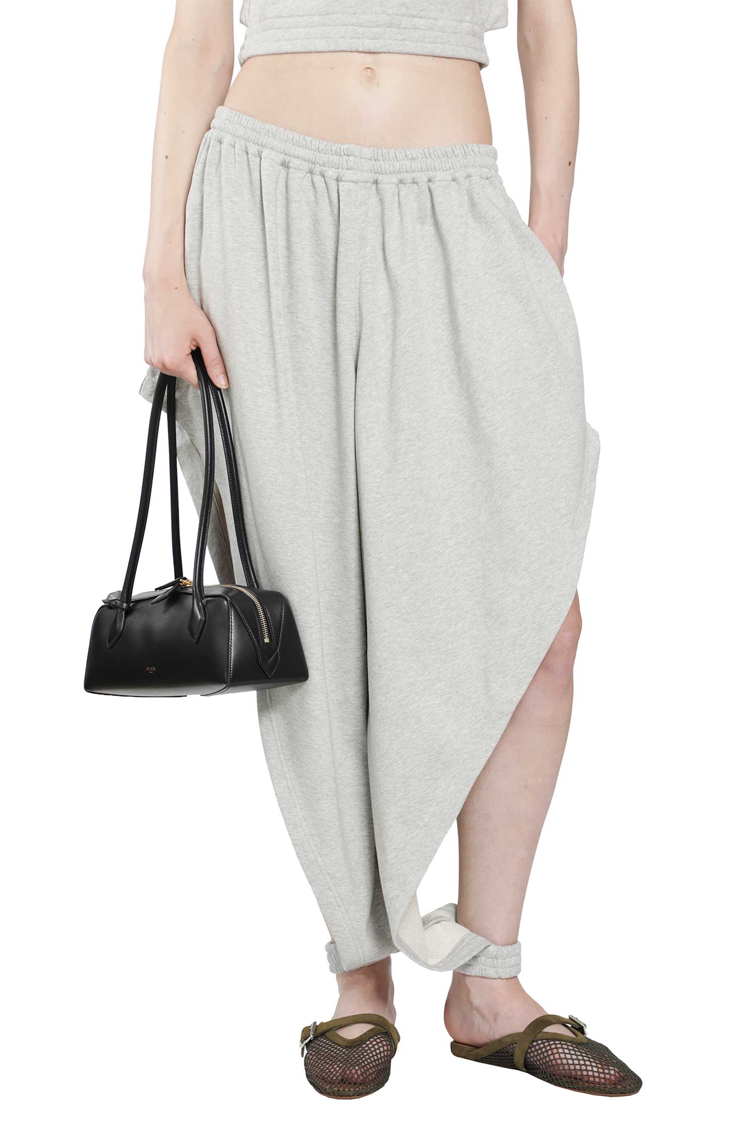 Alaïa Fleece Jersey Pointed Pants