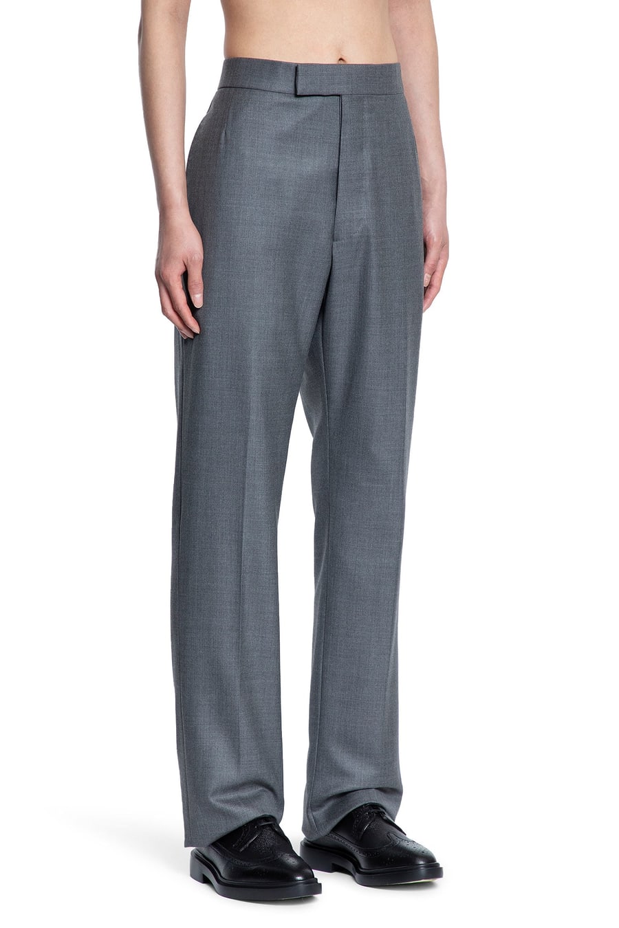 Thom Browne Super 120 s Twill Trousers, view 3
