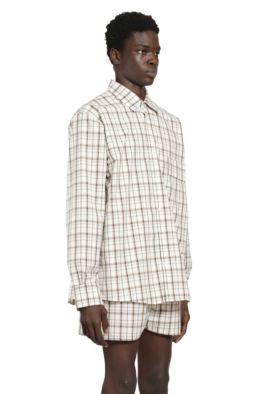 BRYAN JIMENEZ Check Shirt, view 2