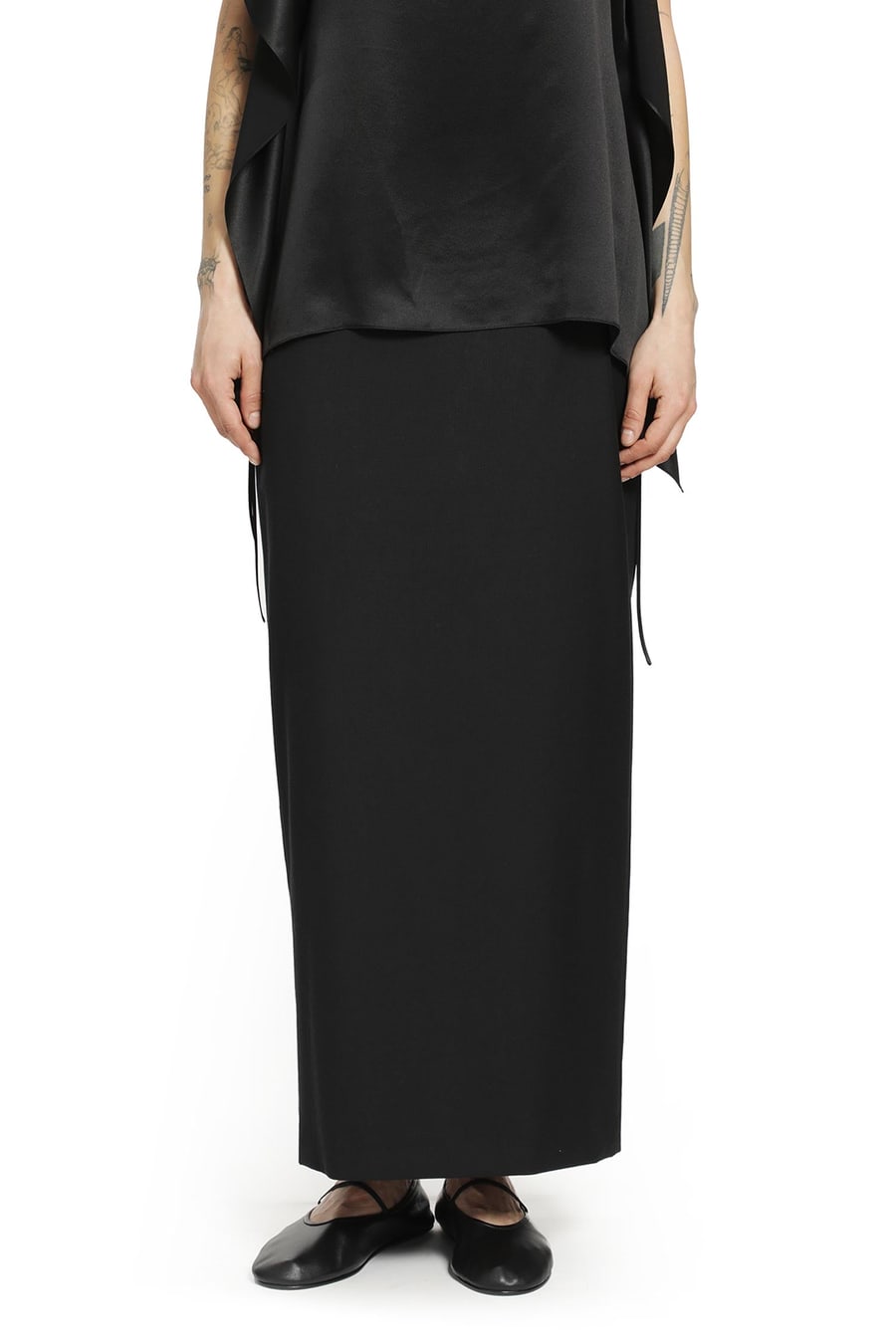 The Row Bartelle Wool Skirt