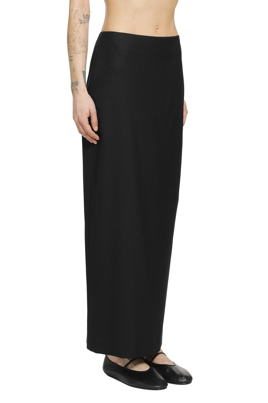 The Row Bartelle Wool Skirt, view 3