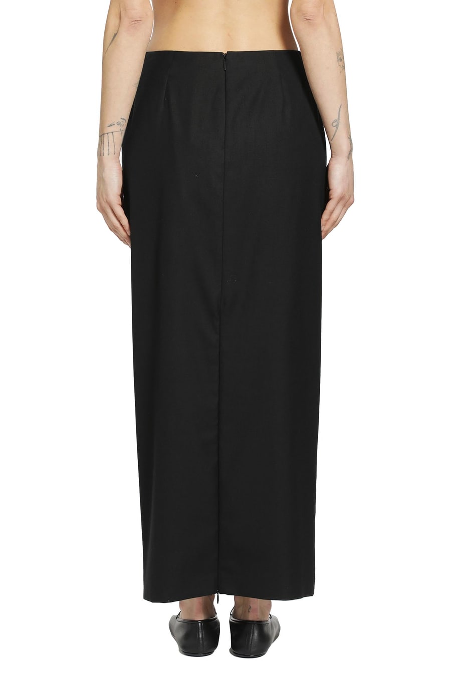 The Row Bartelle Wool Skirt, view 4