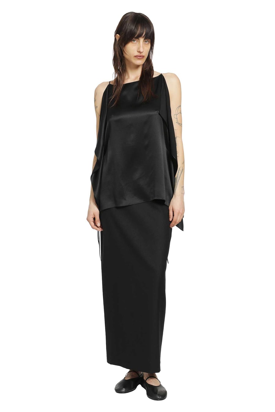 The Row Bartelle Wool Skirt, view 5