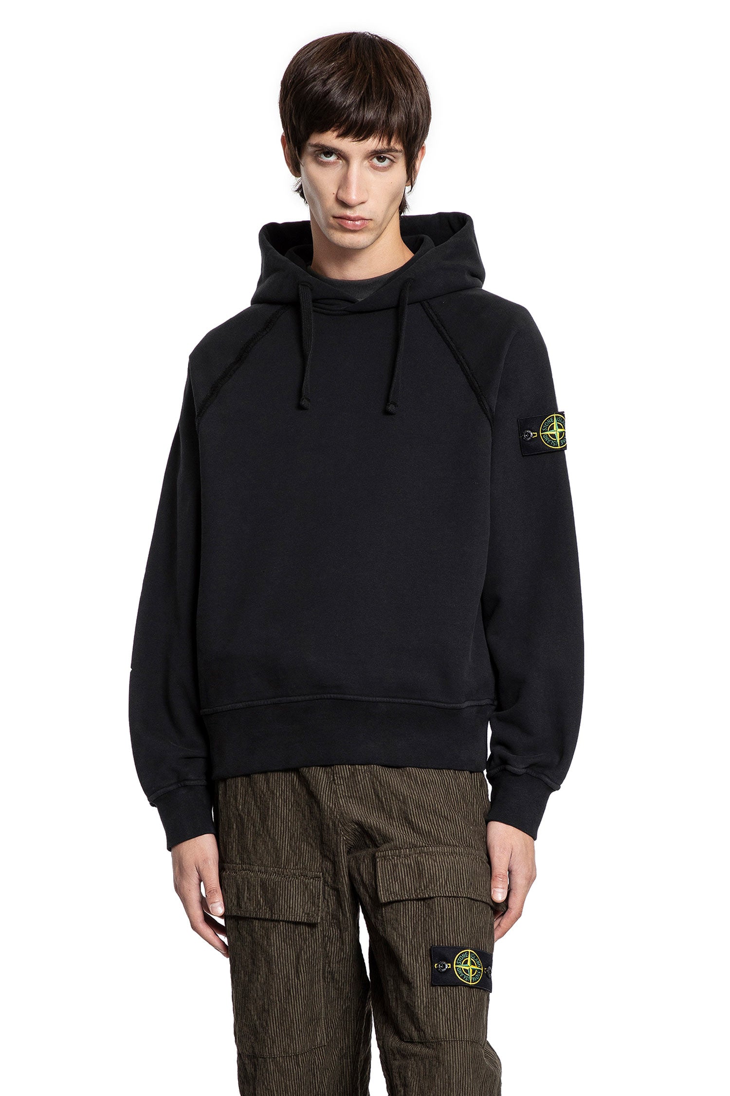 Stone Island 6100023 Light Organic Cotton Fleece Hoodie