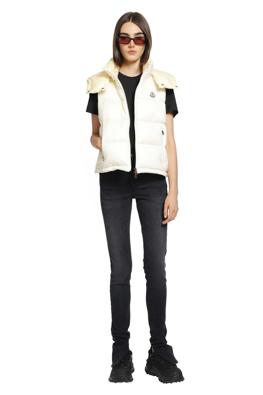 Moncler Logo Patch T-Shirt, view 4