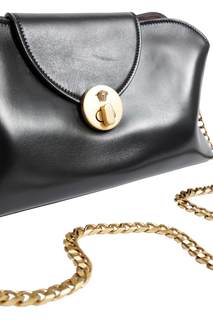 Versace Vivian Nappa Clutch, view 4