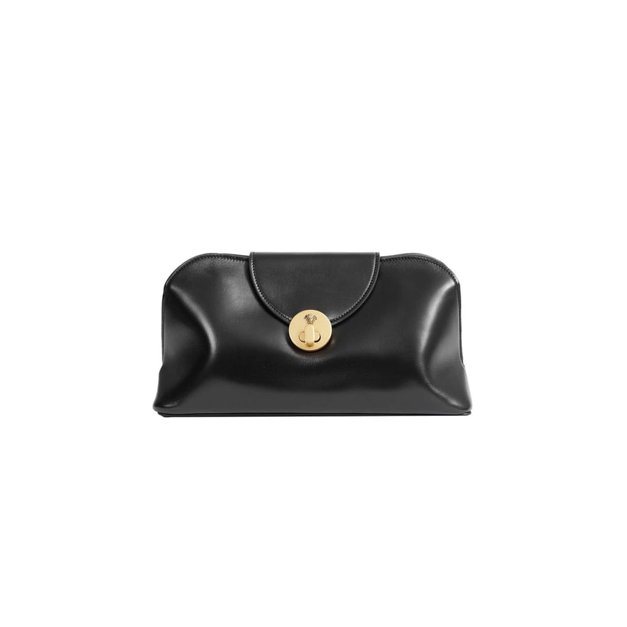 Versace Vivian Nappa Clutch, view 5