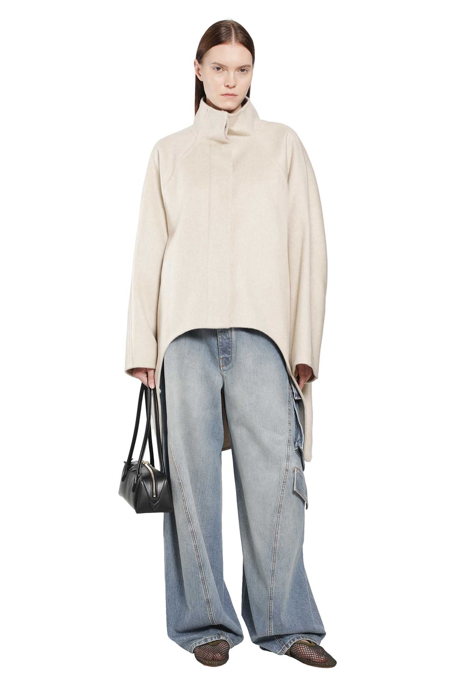 Alaïa Denim Cargo Pants, view 5