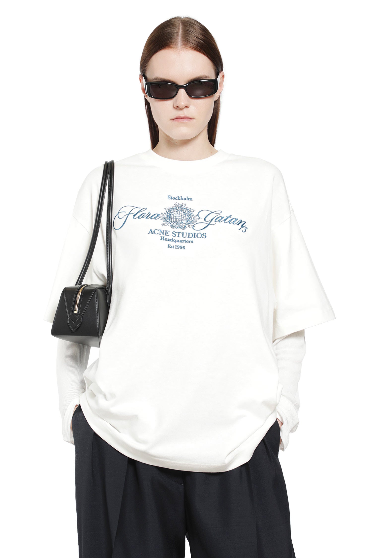 ACNE STUDIOS Layered Crest Long Sleeve T-Shirt