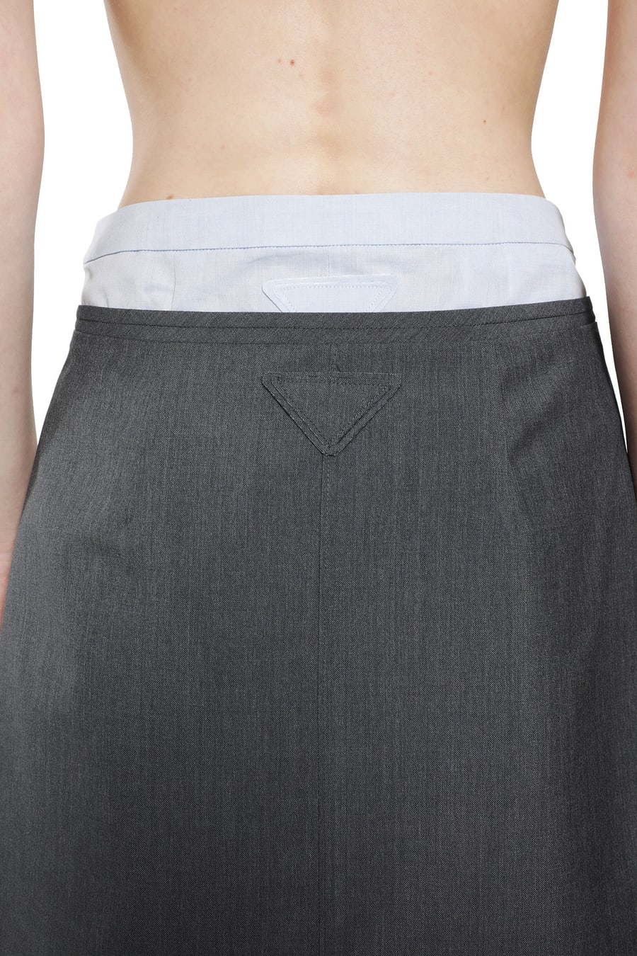 Prada Layered Wool Skirt, view 5