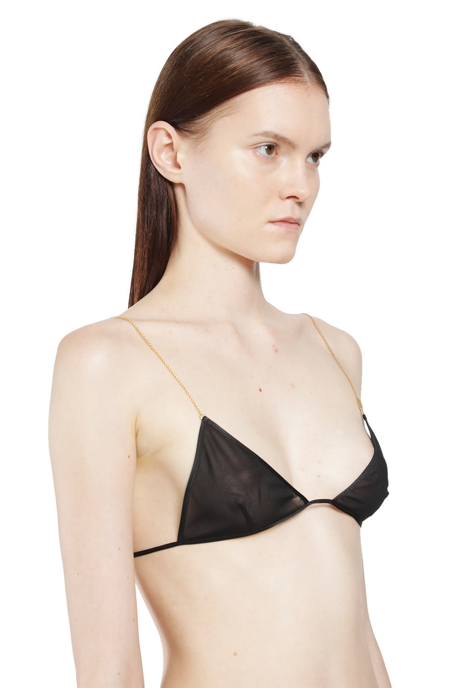 Saint Laurent Silk Bra, view 2