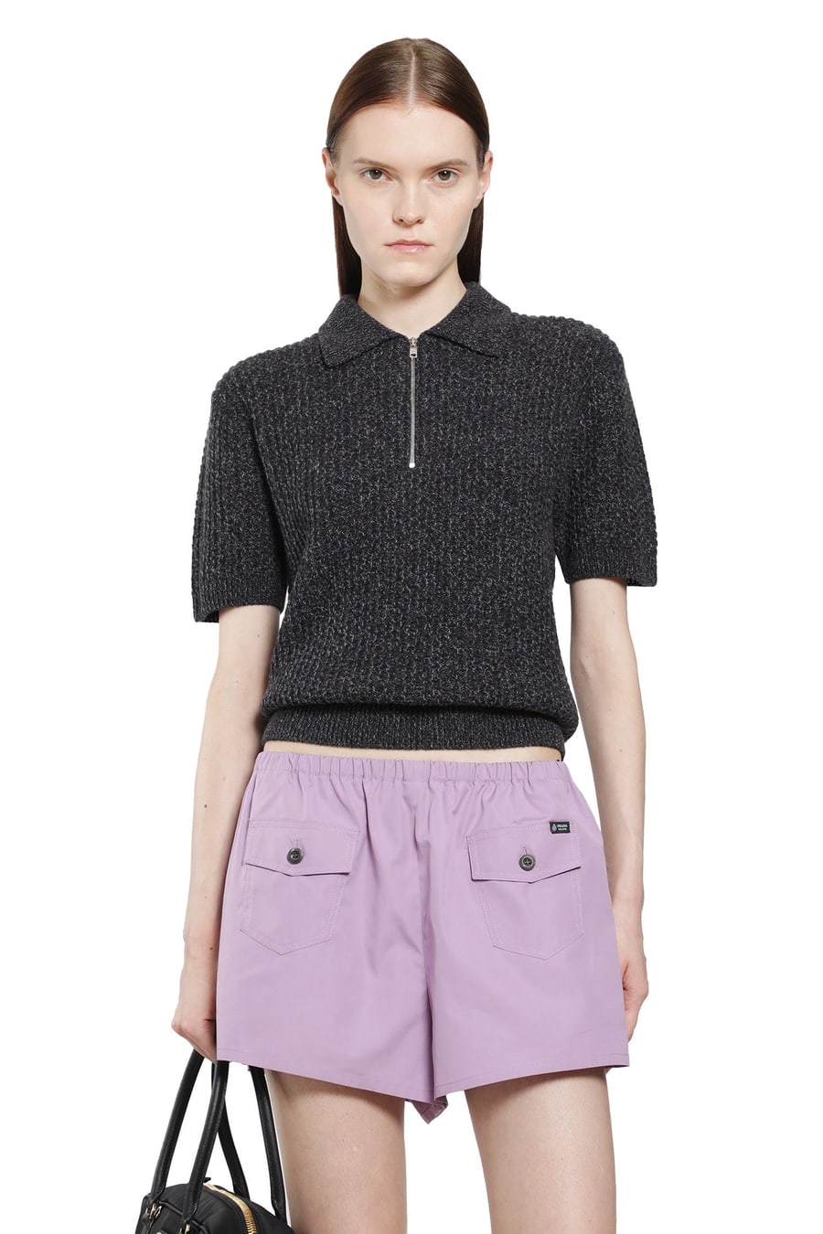 Prada Wool Cashmere Knit Polo