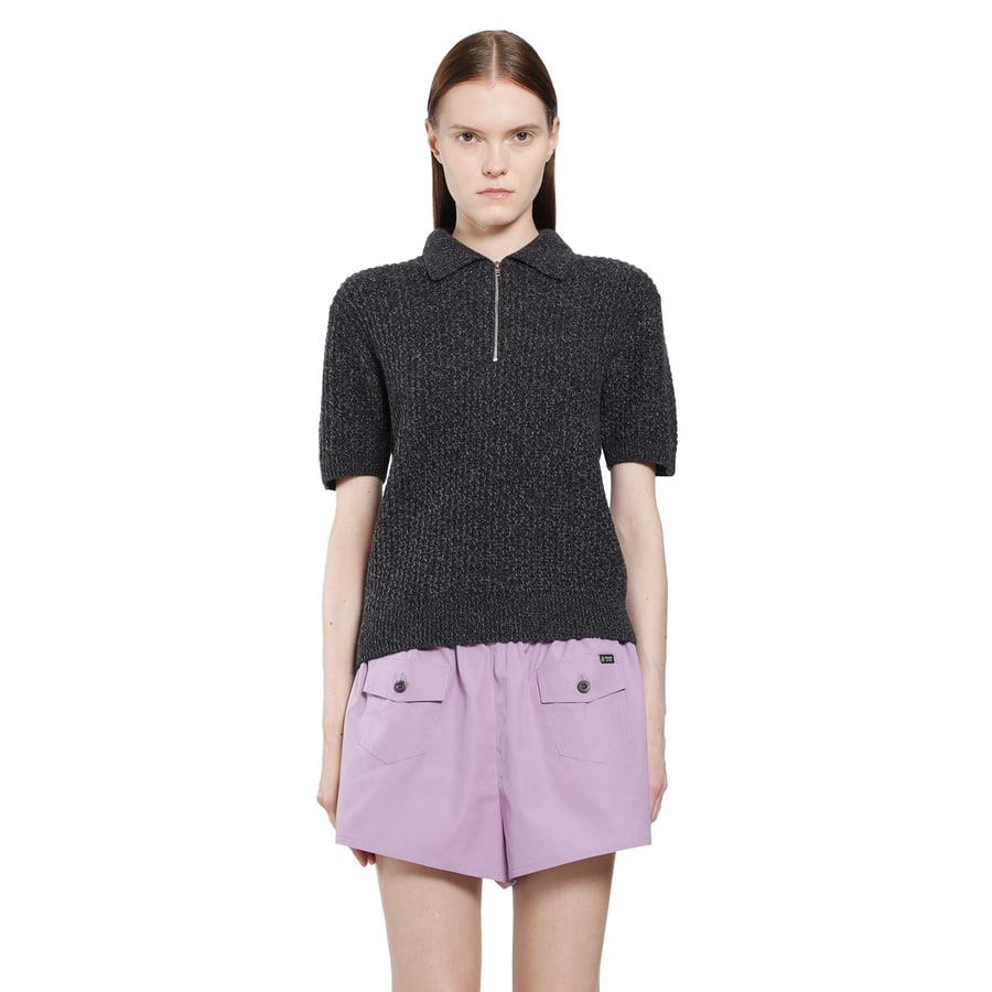 Prada Wool Cashmere Knit Polo, view 7