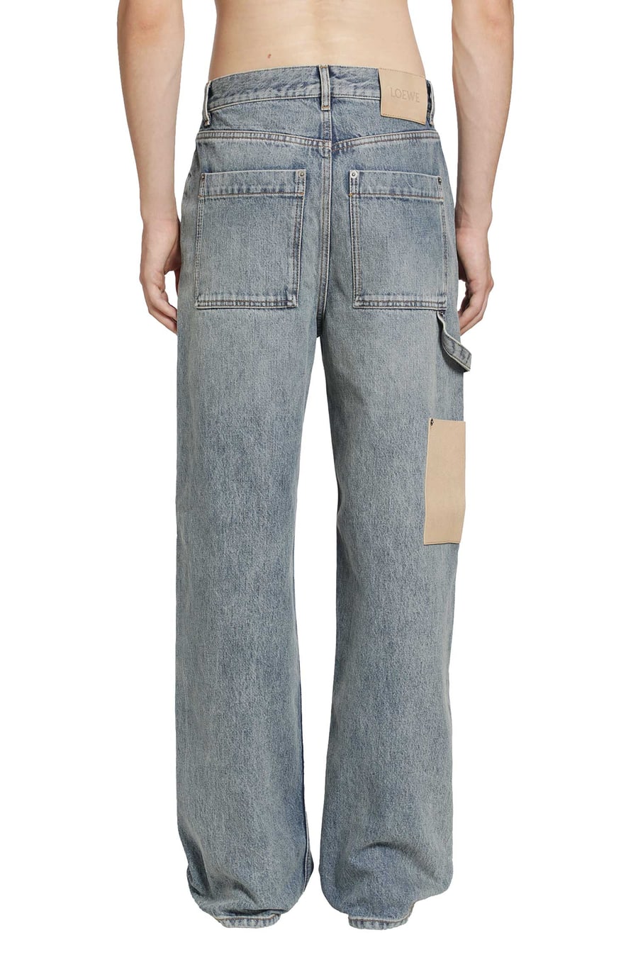 Loewe Washed Denim Jeans, view 4