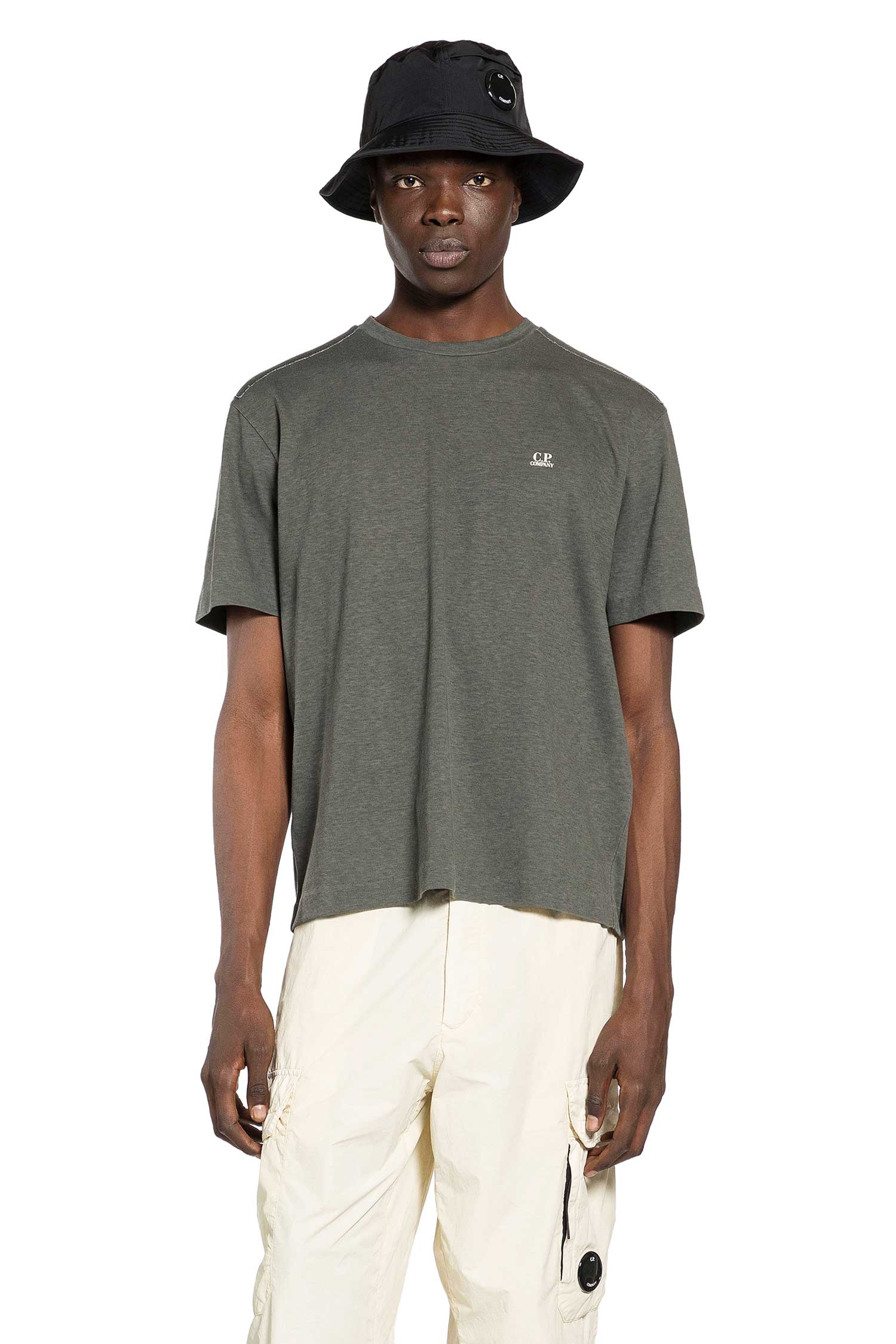 C.P. Company 20/1 Jersey Plated logo T-Shirt